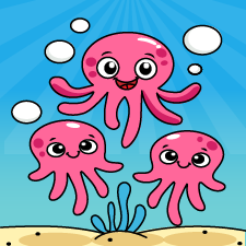 Happy Three Octopus Printable