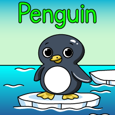 Happy Penguin Printable