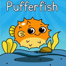 Happy Pufferfish Printable