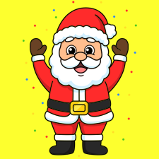 Happy Santa Printable