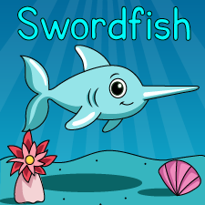 Happy Swordfish Printable
