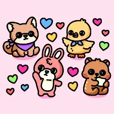 Pilgrim Boy With Pumpkins Colouring Pages