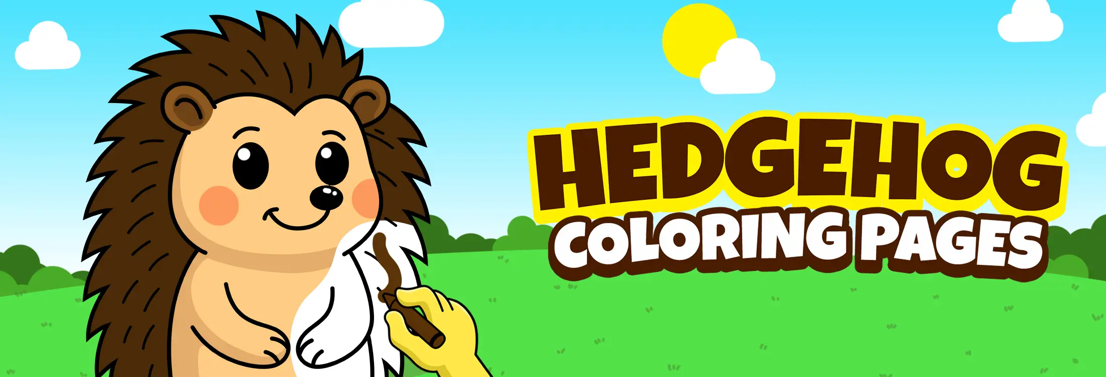 Hedgehog Coloring Pages