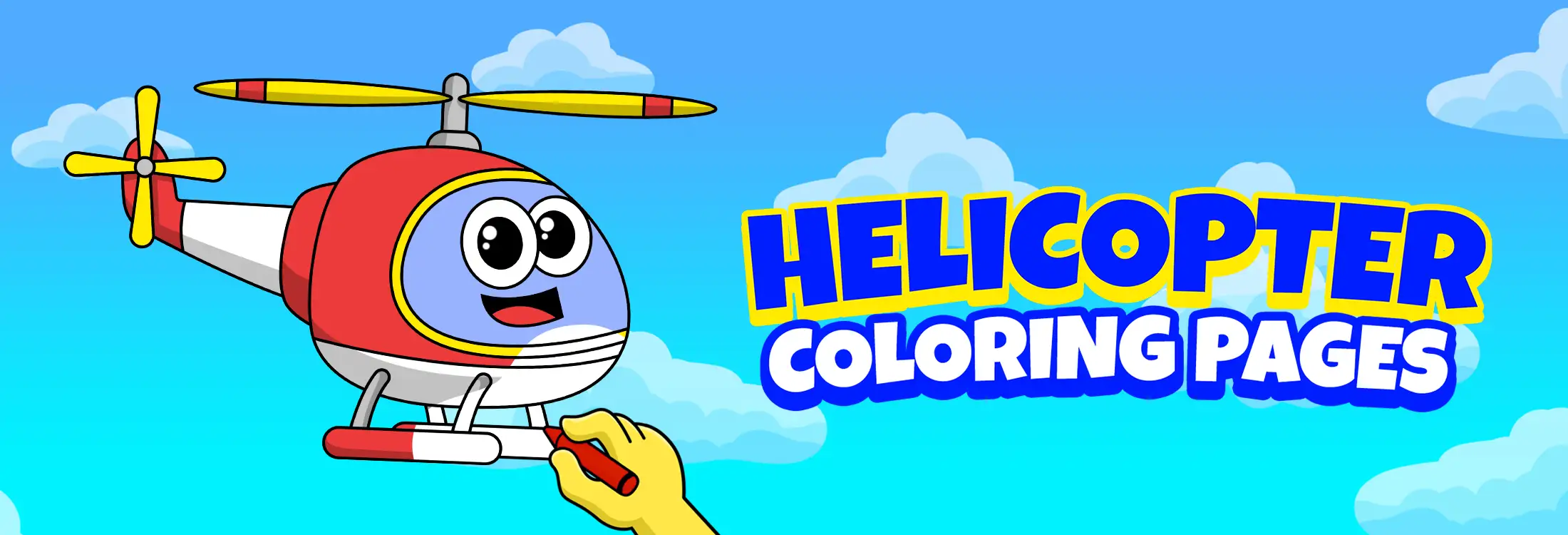 Helicopter Coloring Pages