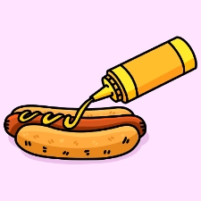 Hotdog Coloring Page