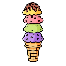 Ice Cream Coloring Page