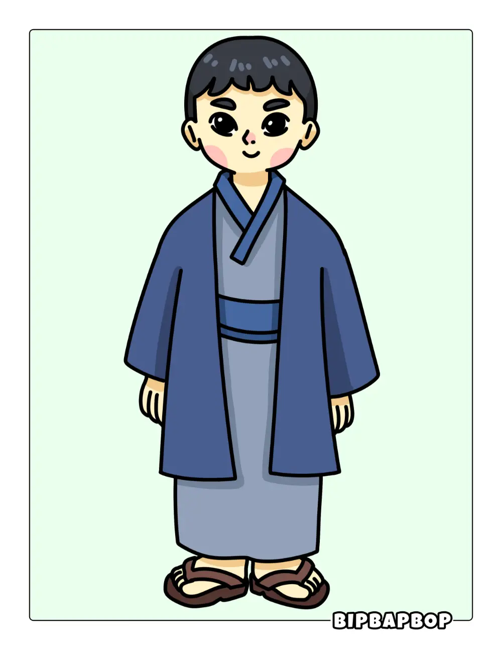 Japanese Boy Printable