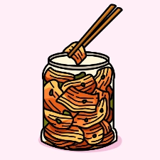 Kimchi Coloring Page