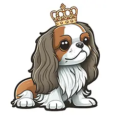 King Charles Spaniel Coloring Page