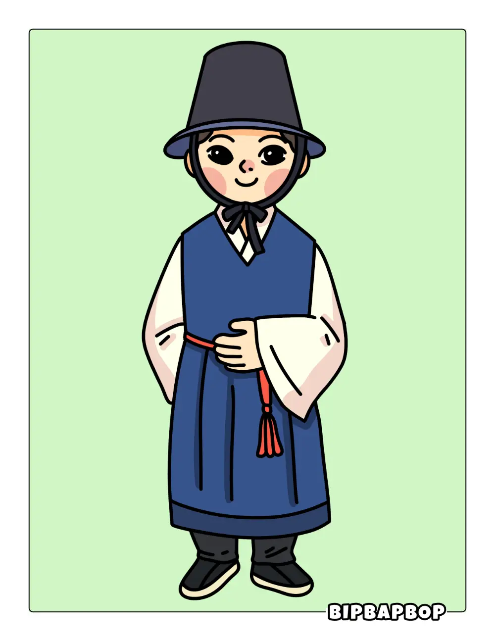 Korean Boy Printable