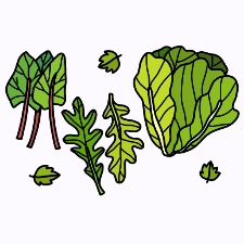 Leafy Greens Coloring Page