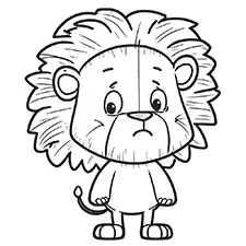 Lion Coloring Page