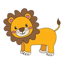 Cute Lion Printable