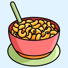 Mac N Cheese Coloring Page