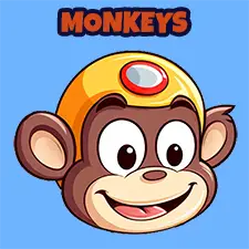 Monkey Colouring Pages For Kids