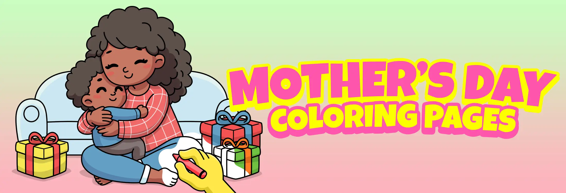 Mother's Day Coloring Pages