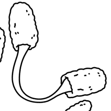 Mozarella Stick Coloring Page
