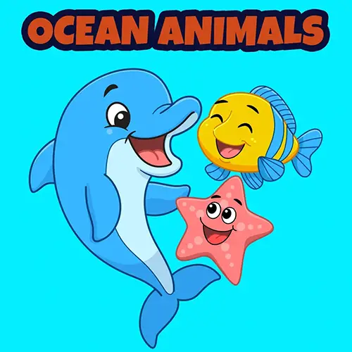 Ocean Animal Coloring Pages For Kids