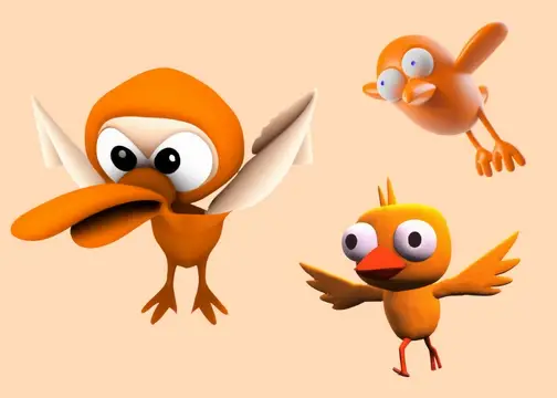 Orange Birds