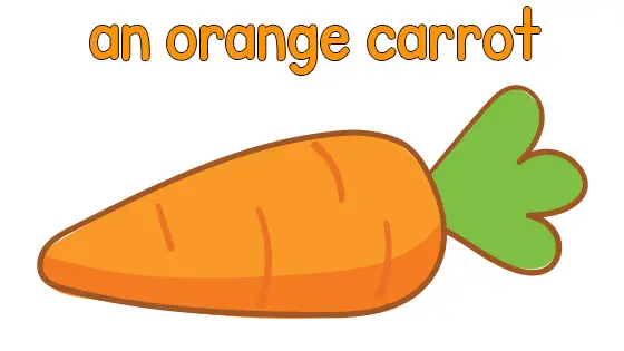 An Orange Carrot Coloring Page