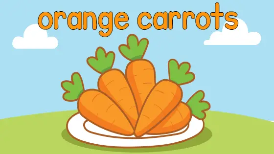 Orange Carrots Coloring Page