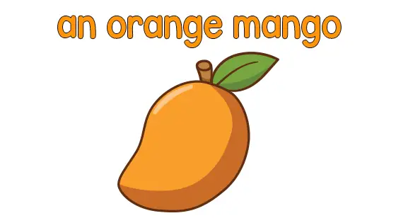 An Orange Mango Coloring Page