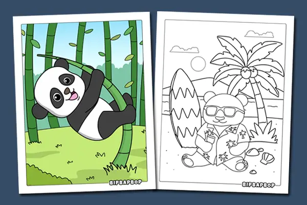 Panda Coloring Pages