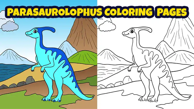parasaurolophus coloring sheets