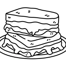 Peanut Butter And Jelly Coloring Page