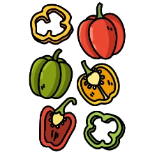 Peppers Coloring Page