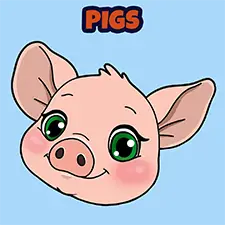 Pig Colouring Pages