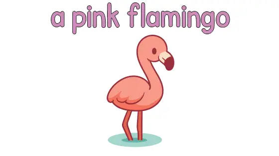 A Pink Flamingo Coloring Page