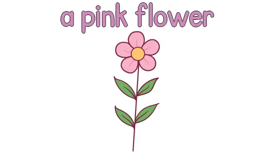 A Pink Flower Coloring Page