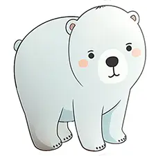 Polar Bear Coloring Page