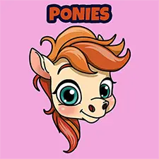 Pony Coloring Page For Kids