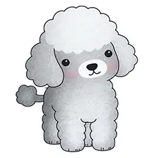 Poodle Coloring Sheet