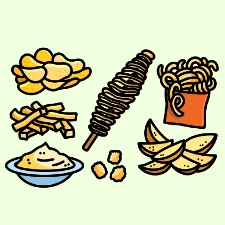 Potato Galore Coloring Page