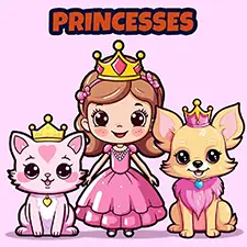 Princess Coloring Sheets