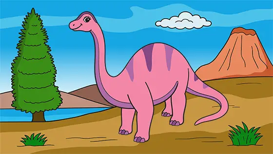 Printable Diplodocus Coloring Pages Free PDF Download Color
