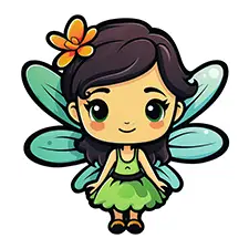 Printable Fairy Coloring Pages