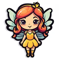 Printable Fairy Coloring Sheets