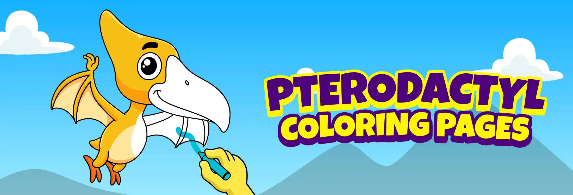 Pterodactyl Coloring Pages