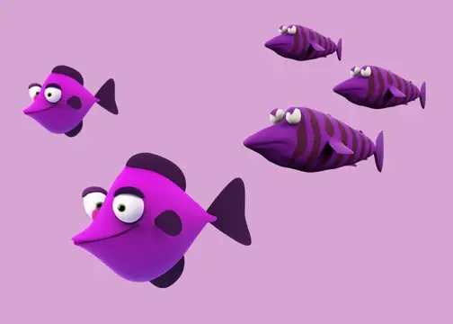 Purple Fish 