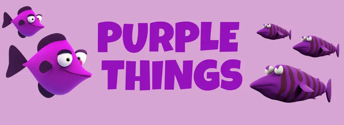 Purple Things - A shoal of purple fish