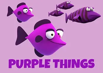 Purple Things - A shoal of purple fish