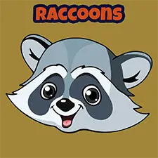 Raccoon Colouring Pages