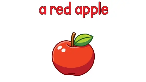 A Red Apple Printable