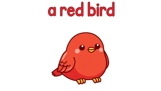 A Red Bird Printable