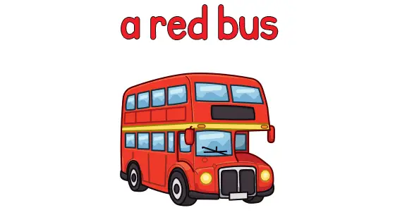 A Red Bus Printable