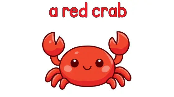A Red Crab Printable